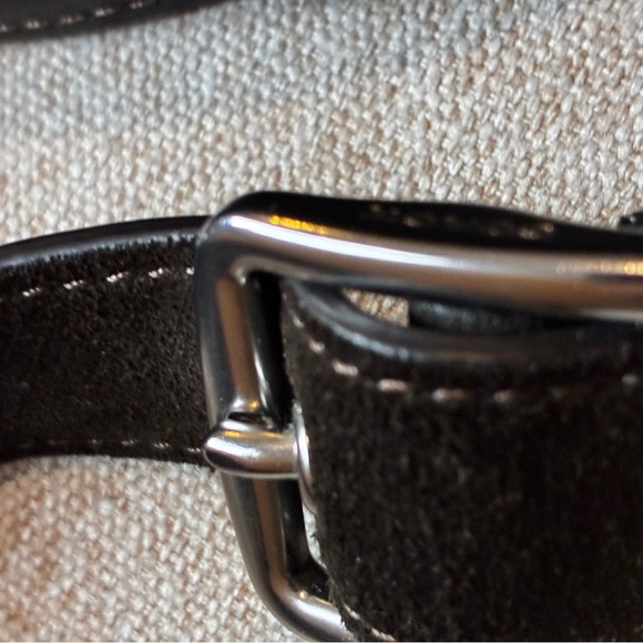 Coach Espresso Suede Crossbody Bag - Picture 6 of 14